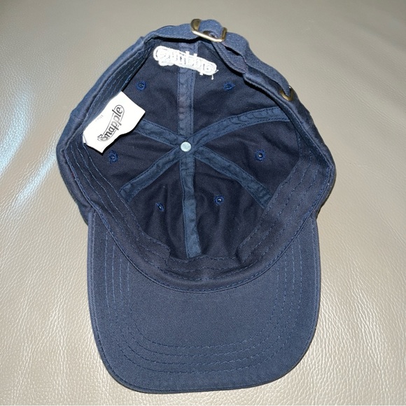 New SNAPPLE BASEBALL CAP HAT NAVY COTTON Adult One Size Unisex adjustable strap - Picture 8 of 13